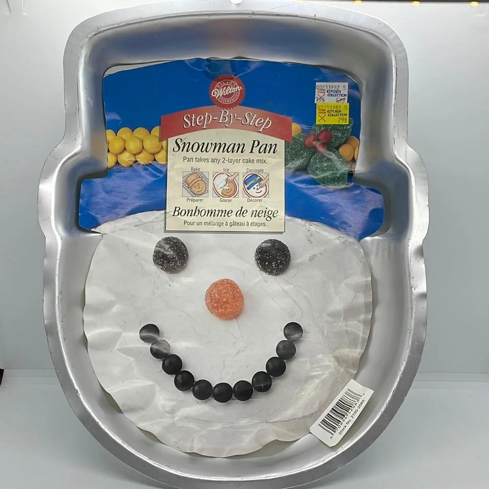 Vintage Wilton Snowman Cake Pan 2002